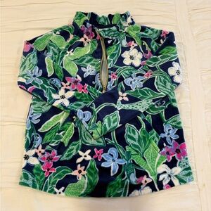 Lilly Pulitzer Little Skipper Velour Popover